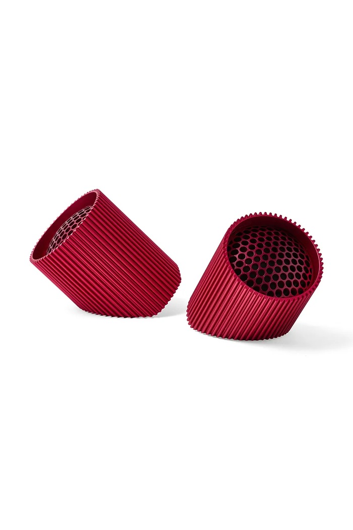 Set magnetskih bluetooth zvučnika Lexon Ray Speaker 2-pack LA132SR3 crvena