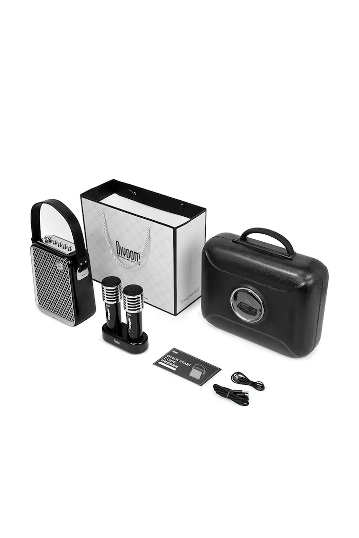 Lifestyle Divoom difuzor wireless cu microfoane Songbird 6958444604220 negru