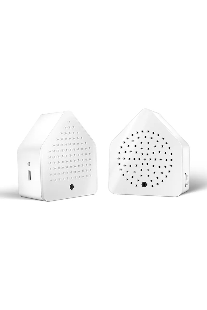Relaxačný domček s upokojujúcimi zvukmi prírody Relaxound Zirpybox 3,5 x 6,9 x 7,5 cm 2-pak 11ZPB0101001 biela AA00