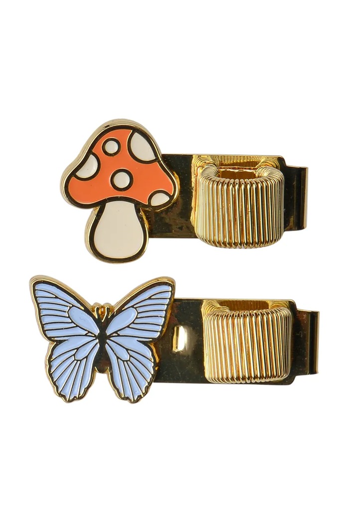Designworks Ink Set de cleme pentru pix Butterfly & Mushroom 2-pack multicolor PCS.1003EU