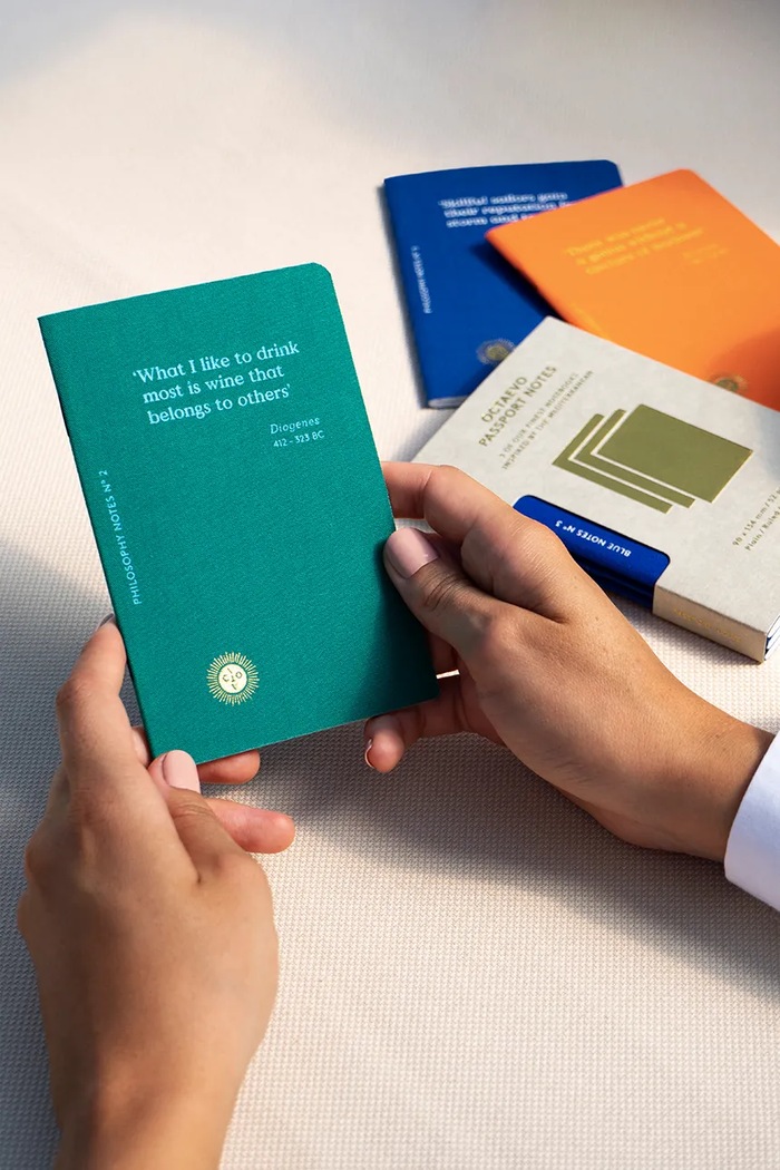 Octaevo set de caiete Philosophy Passport Notes Box 3-pack OBPPN.15