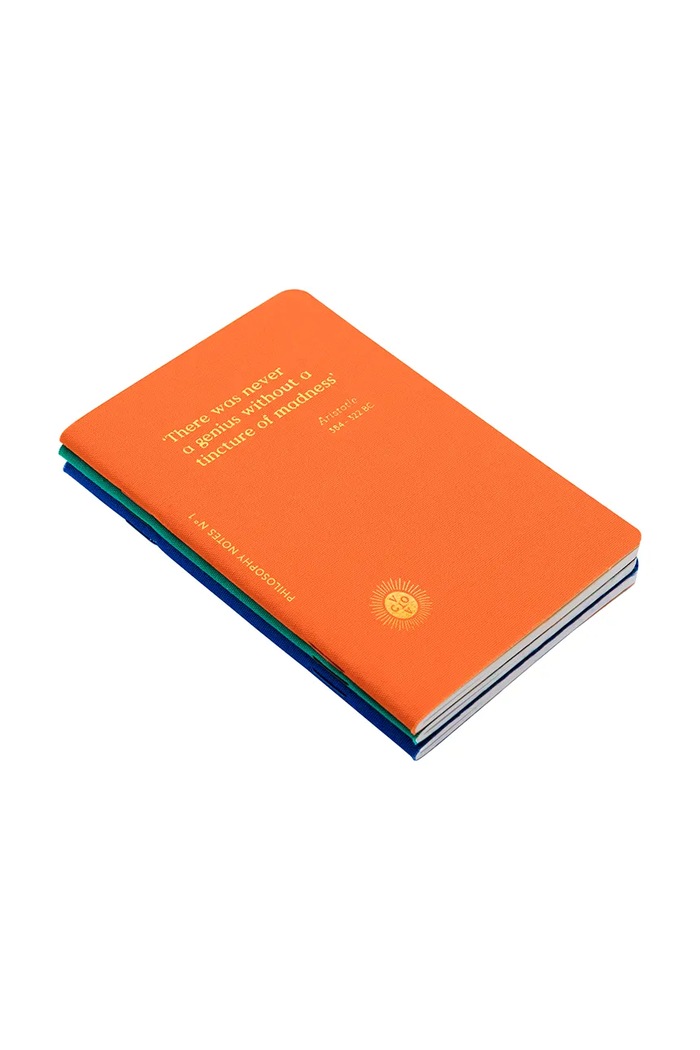 Octaevo set de caiete Philosophy Passport Notes Box 3-pack OBPPN.15 multicolor AA00