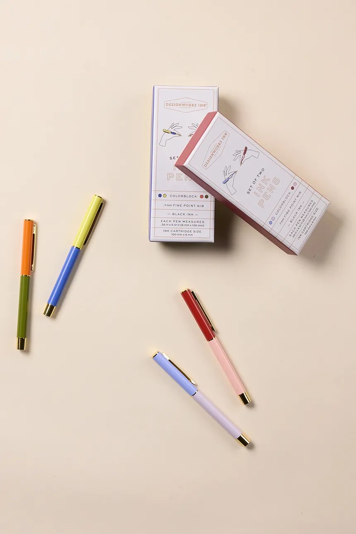 Designworks Ink Pix Colorblock Pens Lavender 2-pack DCBS.1014EU