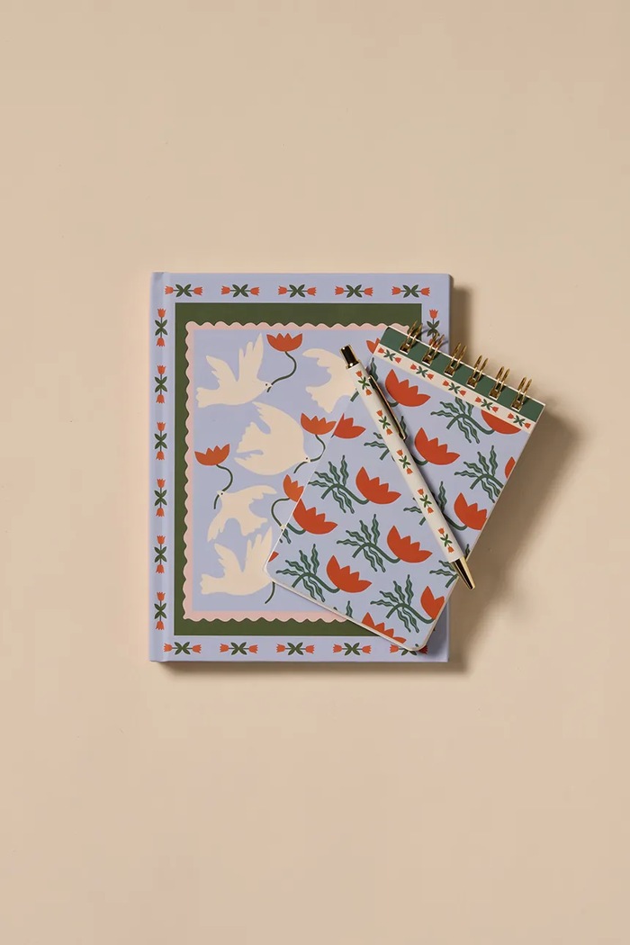 Zápisník Designworks Ink A Dopo Flower Journal vícebarevná JB68.1003EU