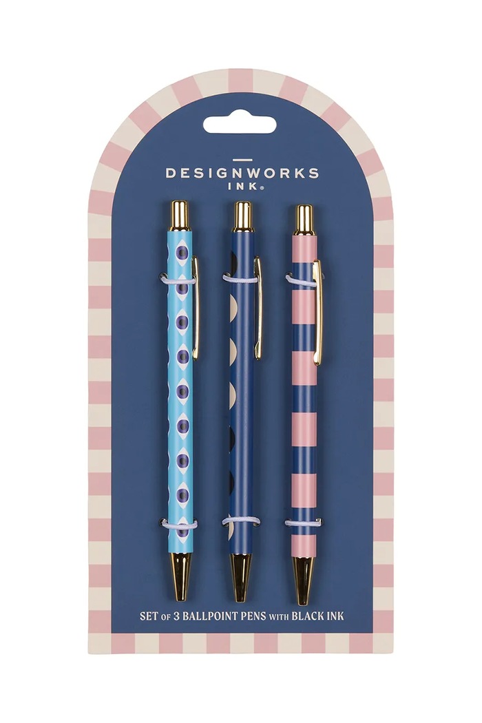 Designworks Ink Set de pixuri Eye, Moon, Stripe 3-pack multicolor SBP.1003EU