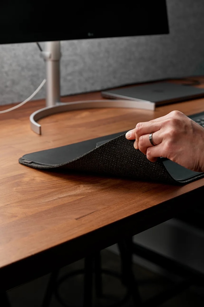 Orbitkey suport de birou Black L 89,6 x 42,3 x 0,5 cm DKMT.LG1.BKBK