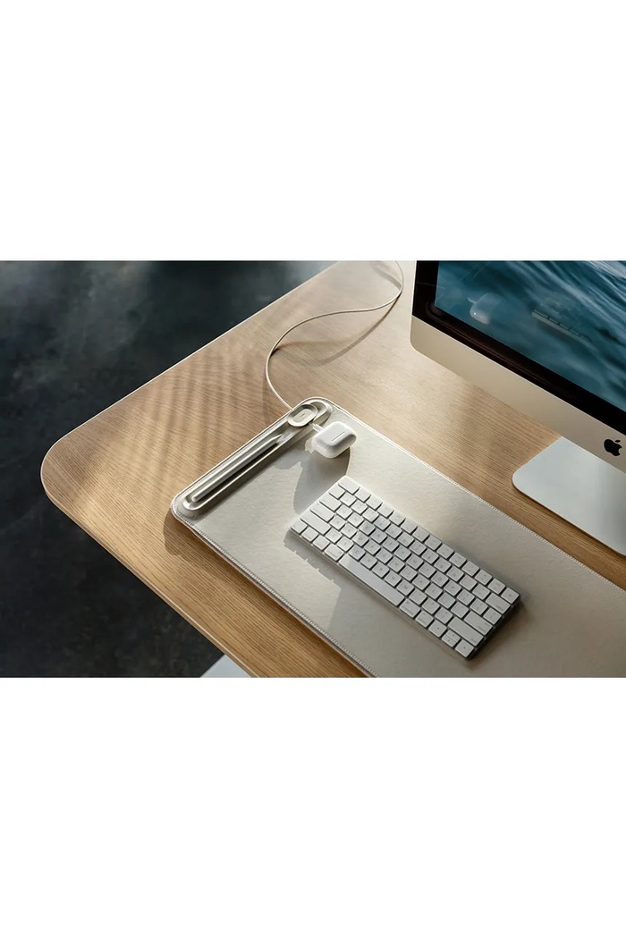 Podloga za pisalno mizo Orbitkey Slim Stone 80 x 31 x 0,49 cm WDS1.STO.105 bež