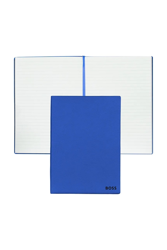 BOSS caiet Essential Blue Line A5 albastru HNH121LL