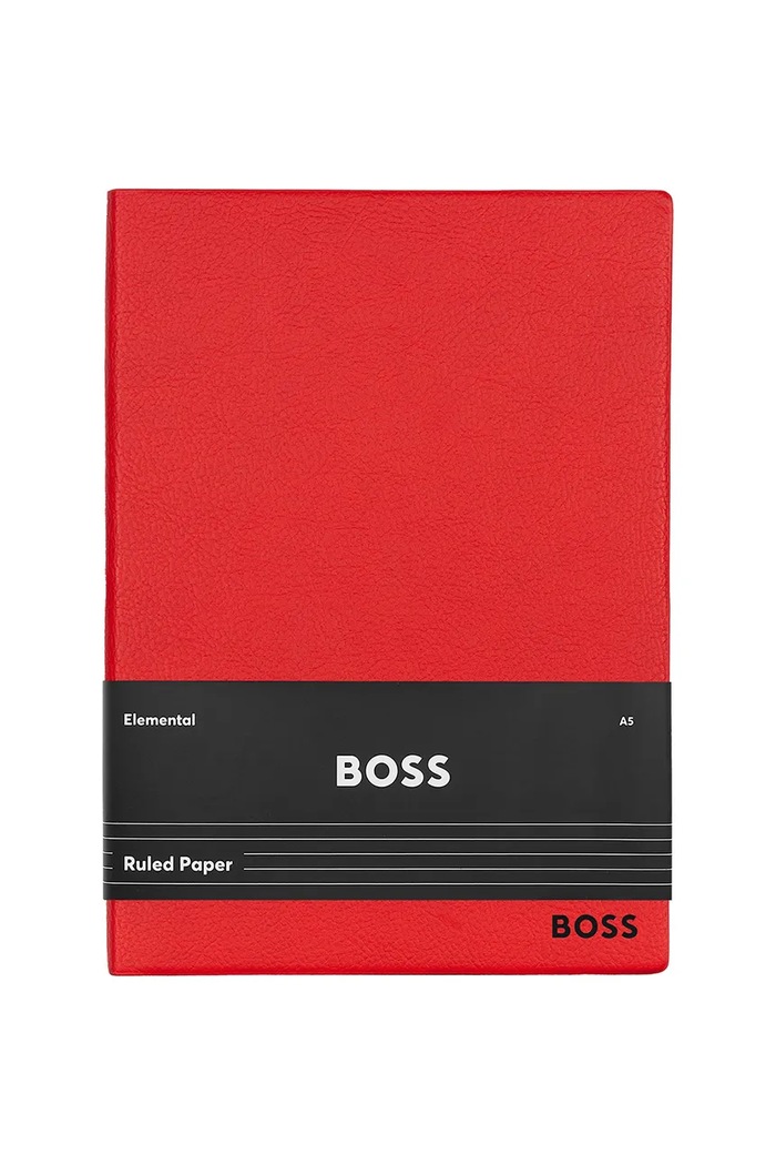 BOSS caiet Essential Red Lined A5 rosu HNH121PL