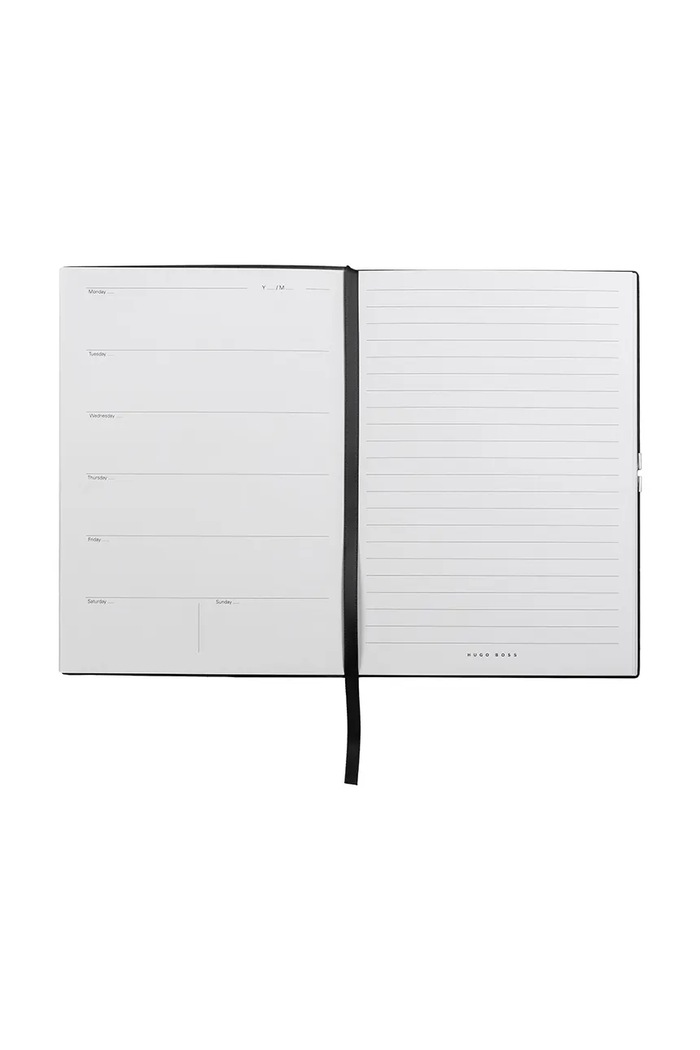 Lifestyle BOSS caiet Elegance Black Agenda A5 HNH124AA negru