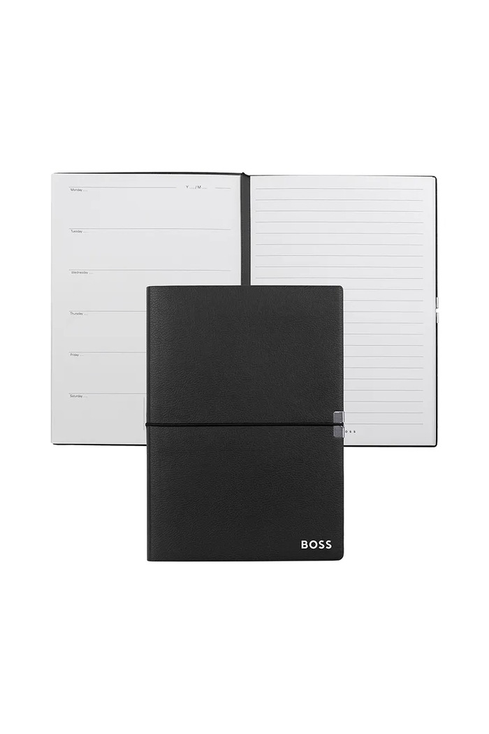 BOSS caiet Elegance Black Agenda A5 negru HNH124AA