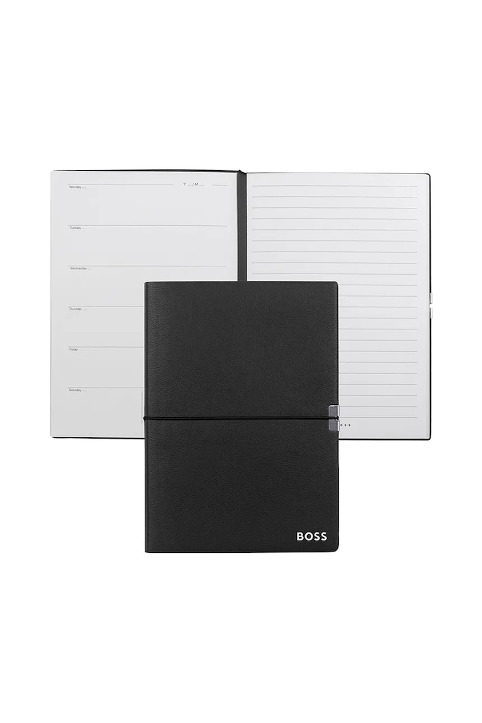 BOSS caiet Elegance Black Agenda A5 negru HNH124AA
