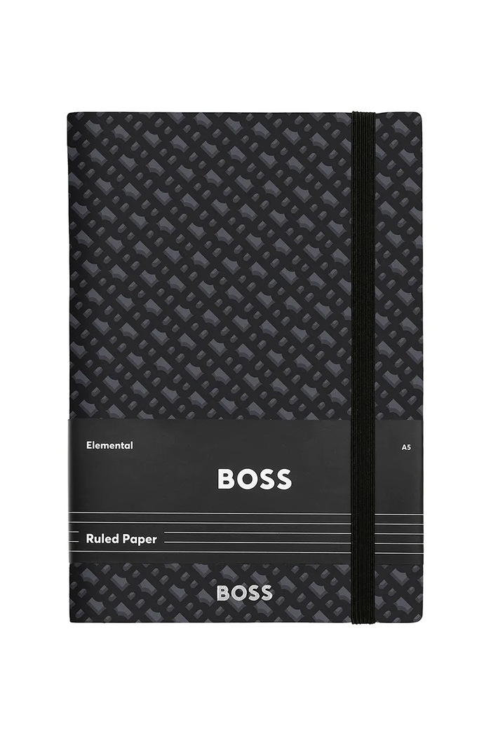 BOSS caiet Monogram A5 negru HNH412JL