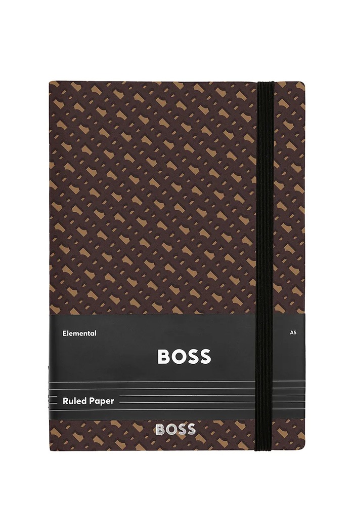 BOSS caiet Monogram A5 maro HNH412XL