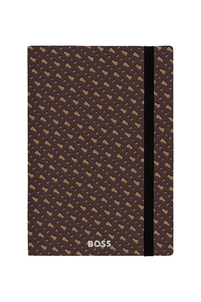 BOSS caiet Monogram A5 HNH412XL maro AA00