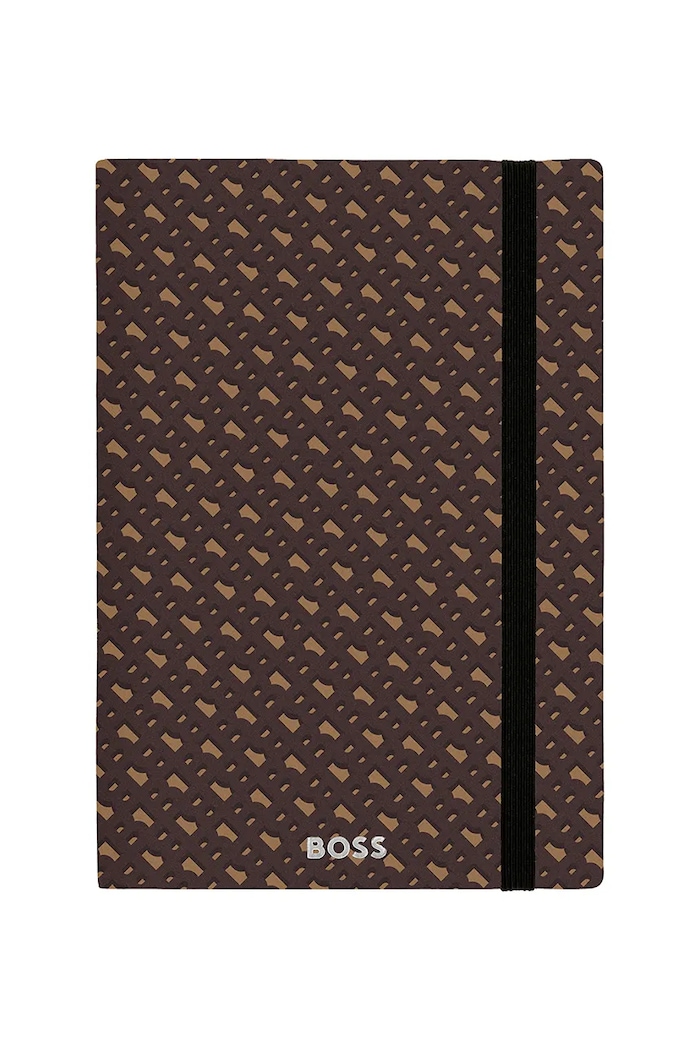 BOSS caiet Monogram A5 HNH412XL maro AA00