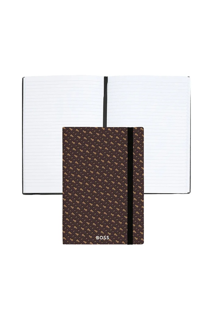 BOSS caiet Monogram A5 HNH412XL maro