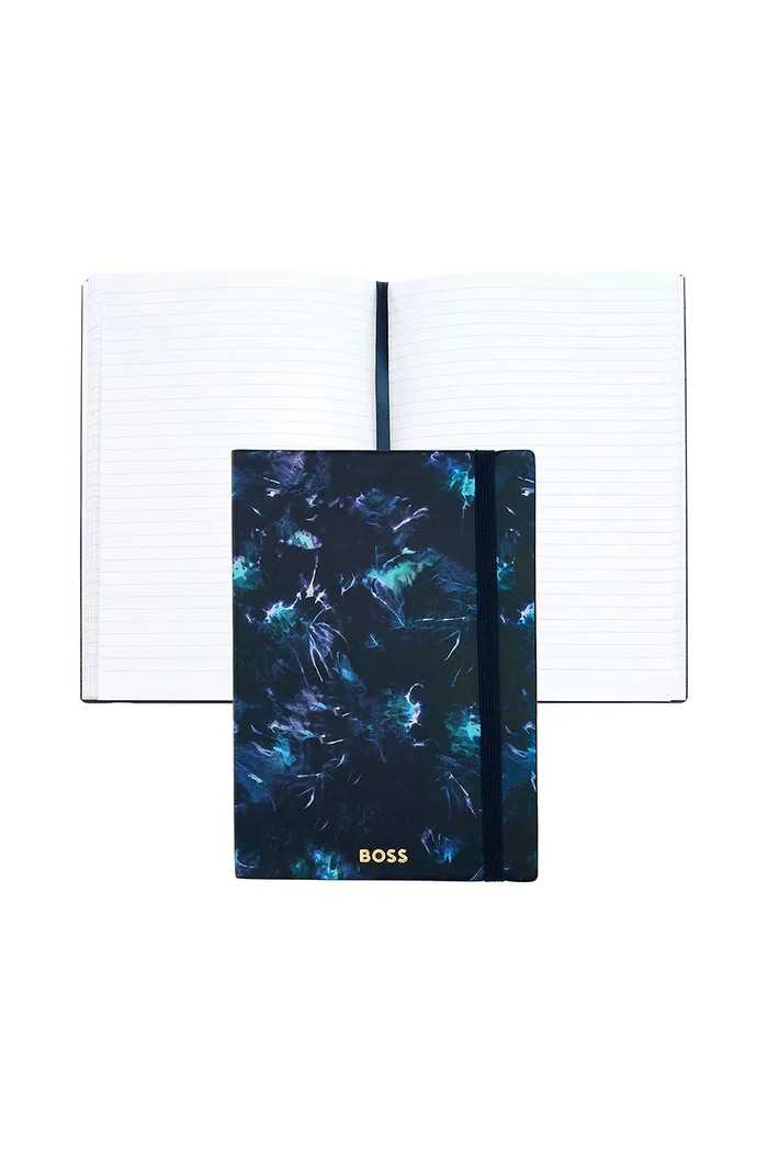 Zápisník BOSS Tie-dye Flower A5 HNH418NL modrá