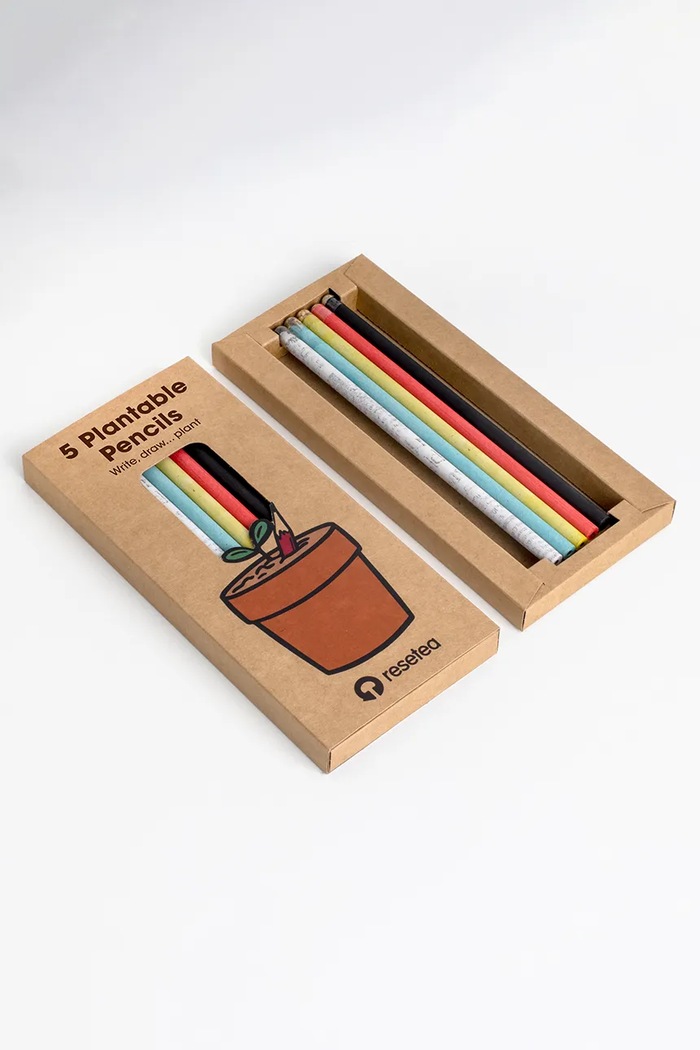 RESETEA ołówki do sadzenia roślin 9 x 19,5 x 1,5 cm multicolor Erst516
