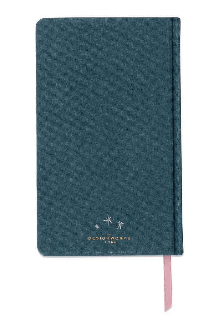 Bilježnica Designworks Ink Celestial Bookcloth 21 x13 cm JB85.2224EU tirkizna AA00