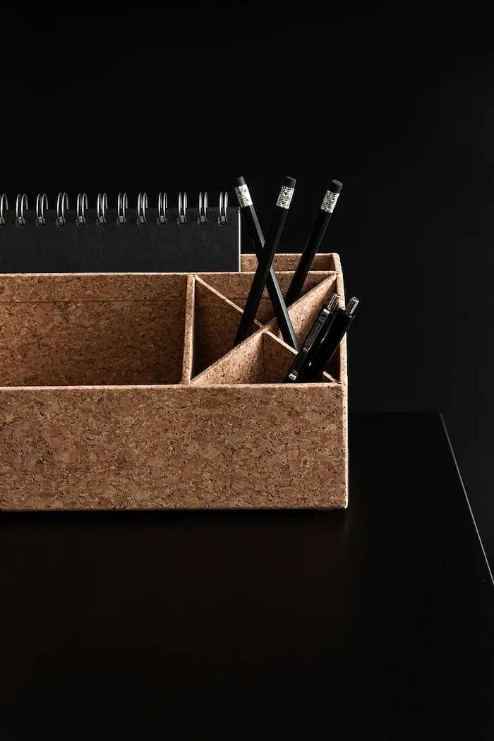 Bigso Box of Sweden organizer biurkowy Elisa 33 x 12,5 x 12,5 cm 2751N4001.99 brązowy