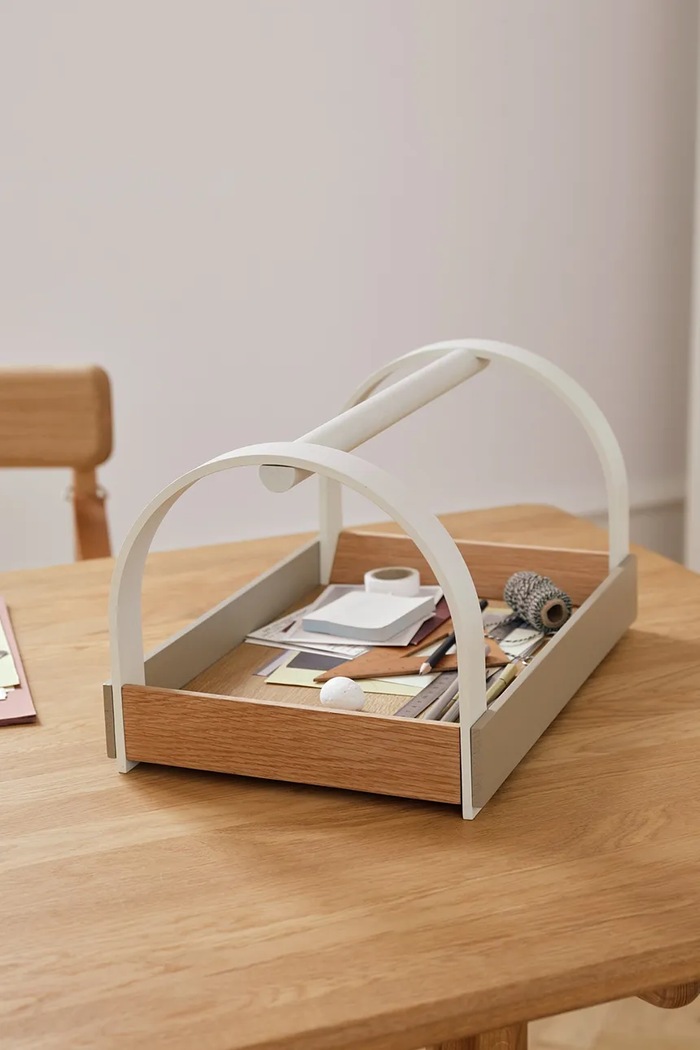 Gejst organizer 23,5 x 40,5 x 27 cm G10355 biały AA00