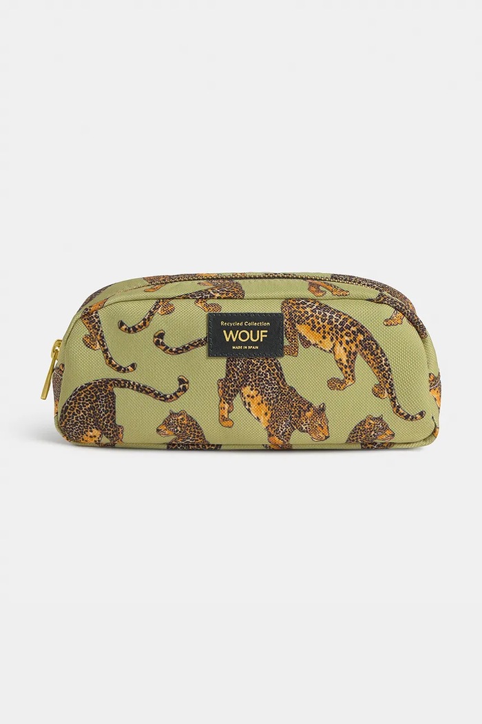 WOUF piórnik Avo Leopard zielony PPC260037