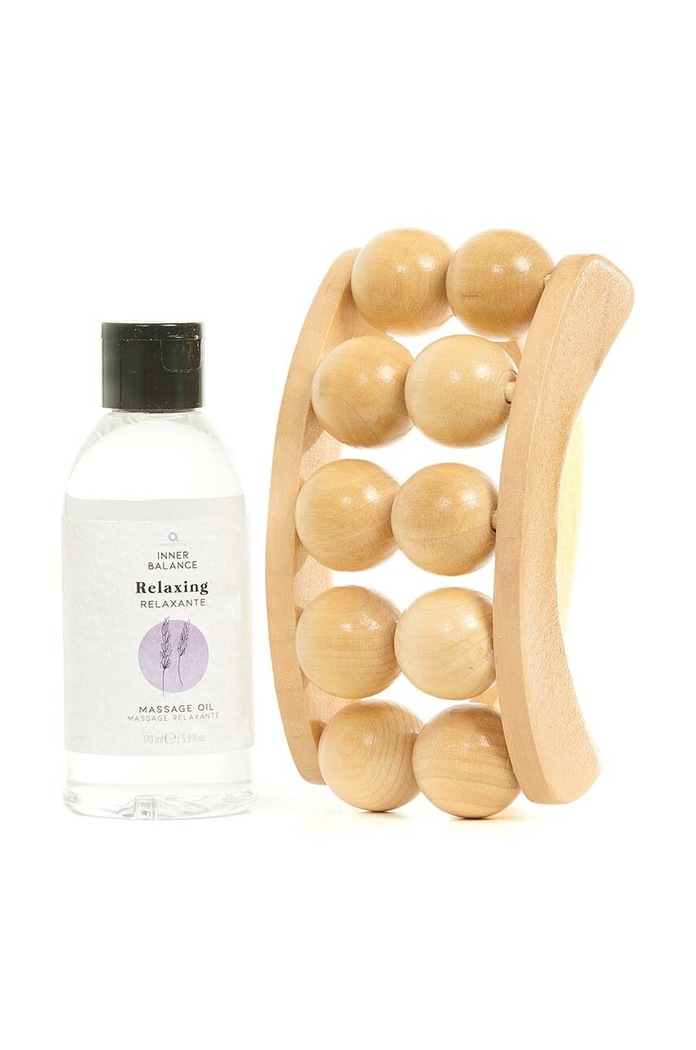 Komplet za masažo telesa Aroma Home Inner Balance Relax & Unwind Body Massage Gift Set pisana AH.GT.0001.PK