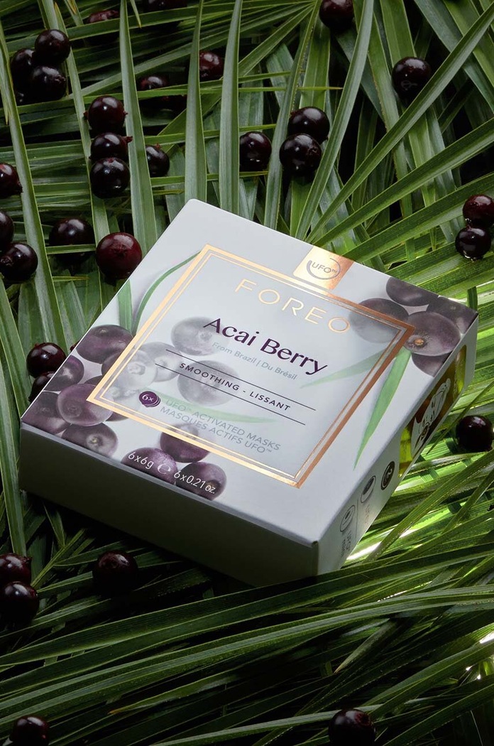 Vyhlazovací maska aktivovaná UFO FOREO Acai Berry vícebarevná F9403