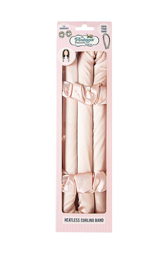 Čelenka na natáčení vlasů The Vintage Cosmetics Company Heatless Satin Foam Curler Peach 5SFC vícebarevná AA00