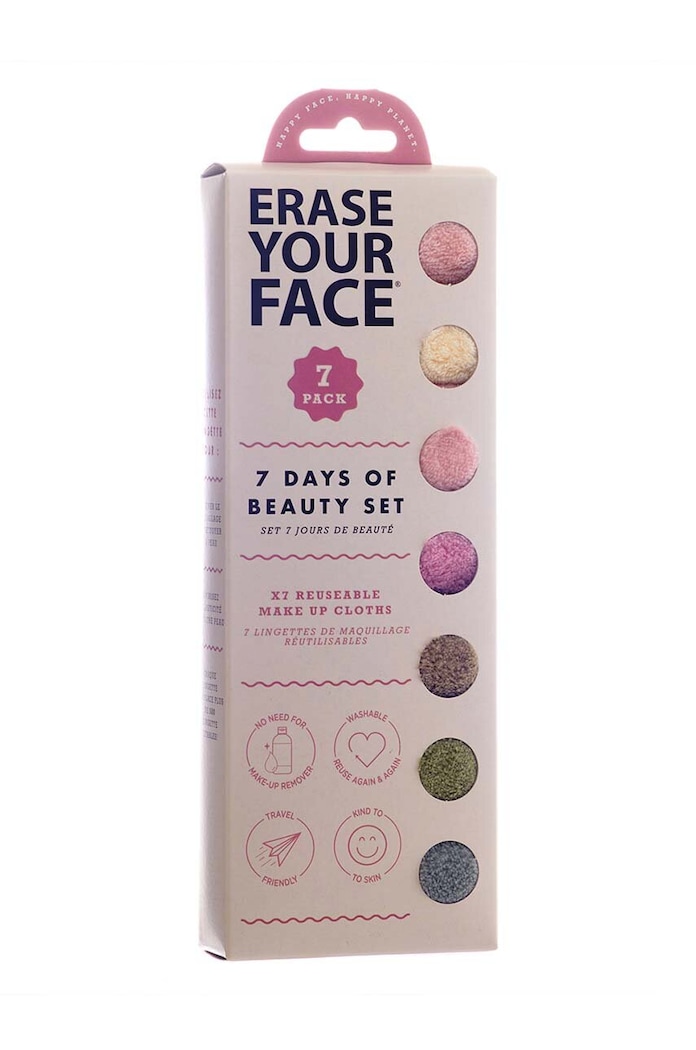 Home SPA Sada odličovacích ubrousků Erase Your Face Make Up Remover 7-pack EYF0012AST vícebarevná
