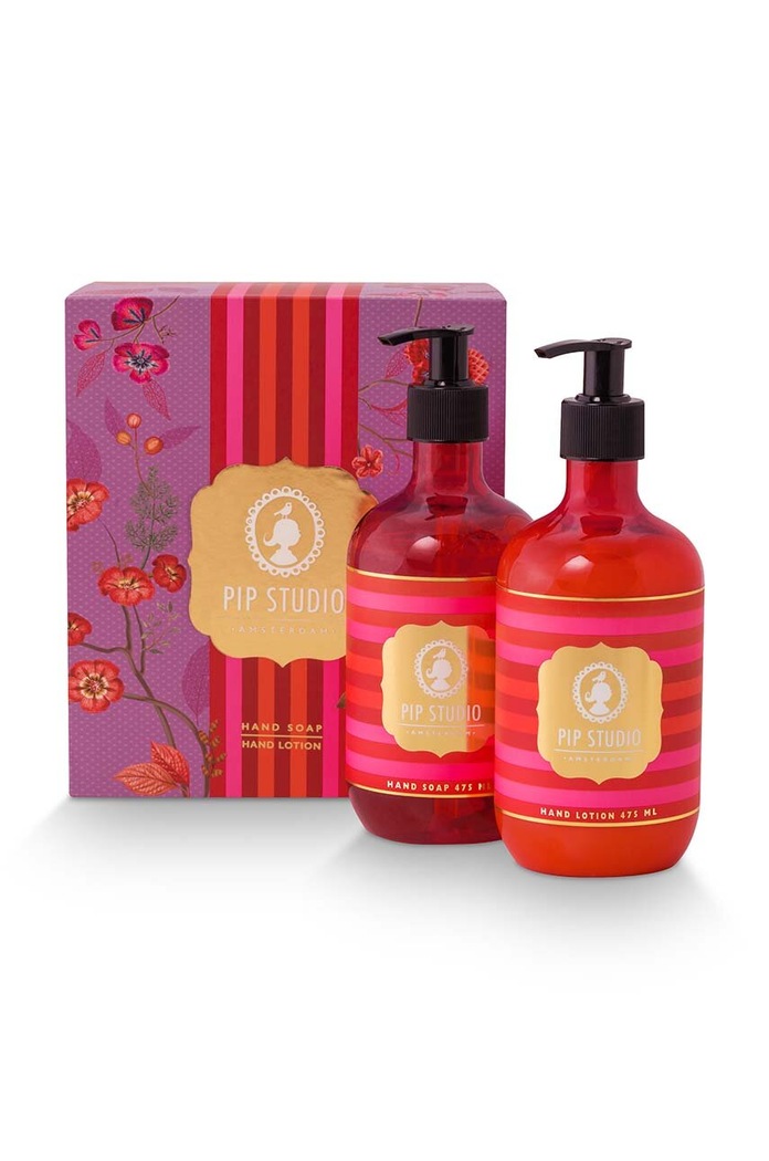 Pip Studio set de sapun și loțiune de mâini Giftset Tea Leaves 2-pack roz 51.599.100