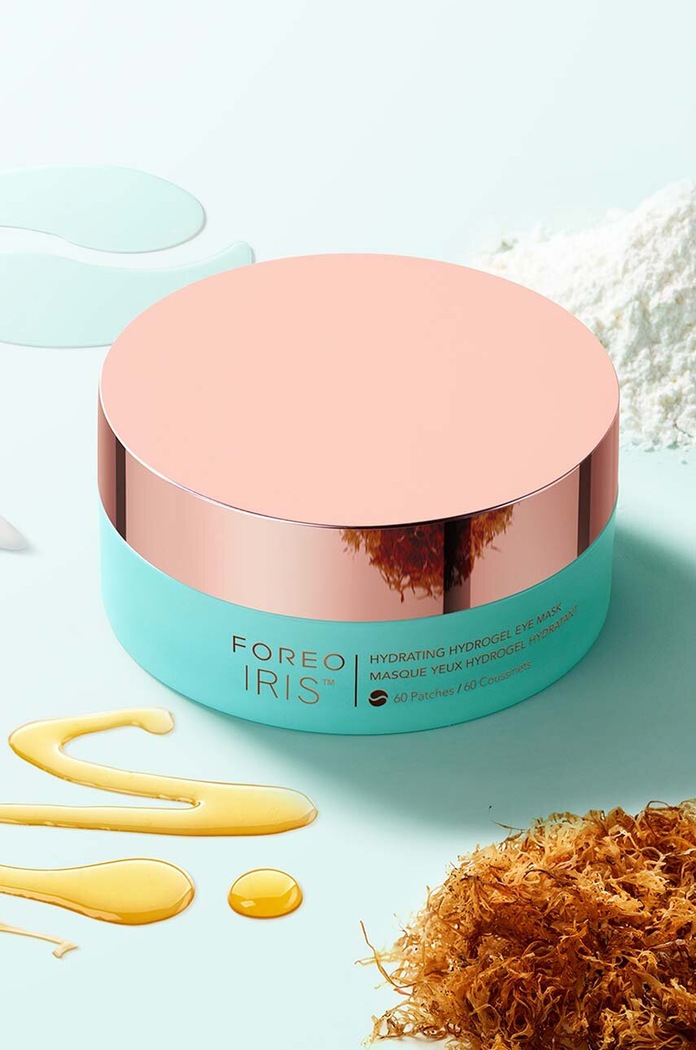 Ενυδατικά μαξιλάρια ματιών υδρογέλης FOREO IRIS Hydrating Hydrogel Eye Mask τιρκουάζ F1085
