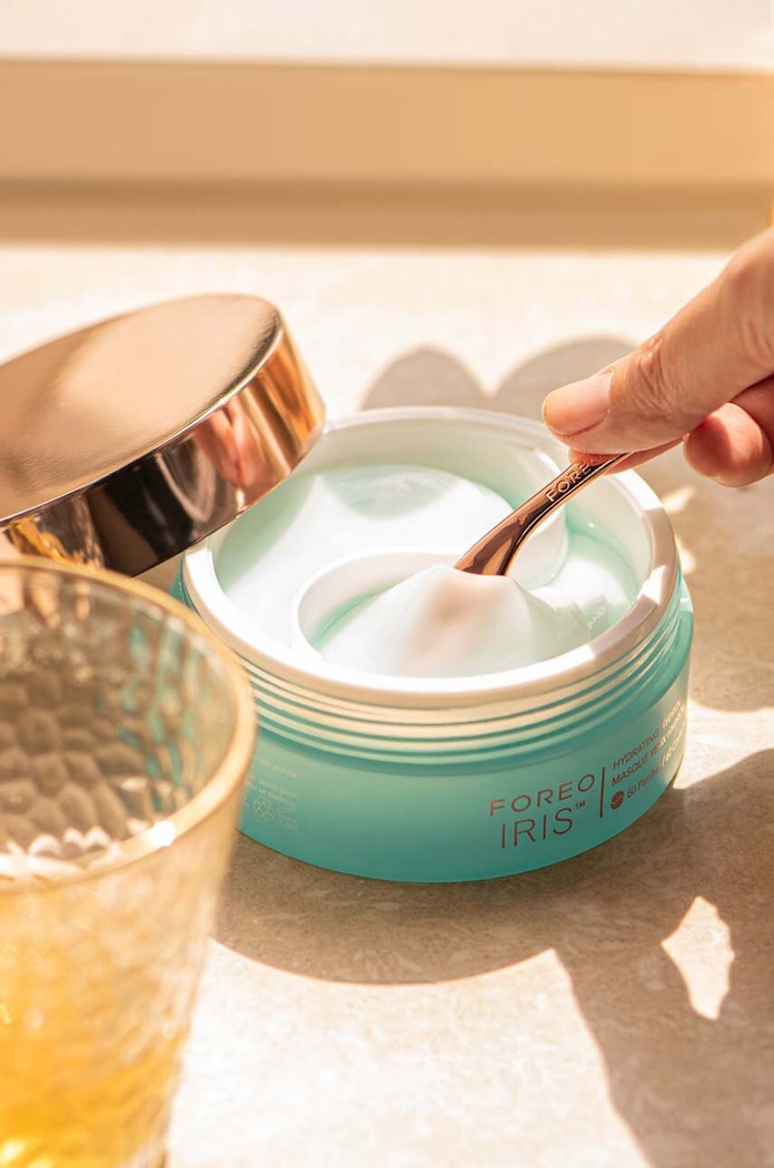 Ενυδατικά μαξιλάρια ματιών υδρογέλης FOREO IRIS Hydrating Hydrogel Eye Mask F1085 τιρκουάζ