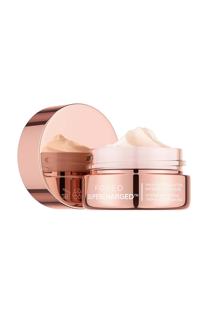Intenzivně hydratační a zvláčňující krém FOREO SUPERCHARGED HA+PGA Triple Action15 ml růžová F0934