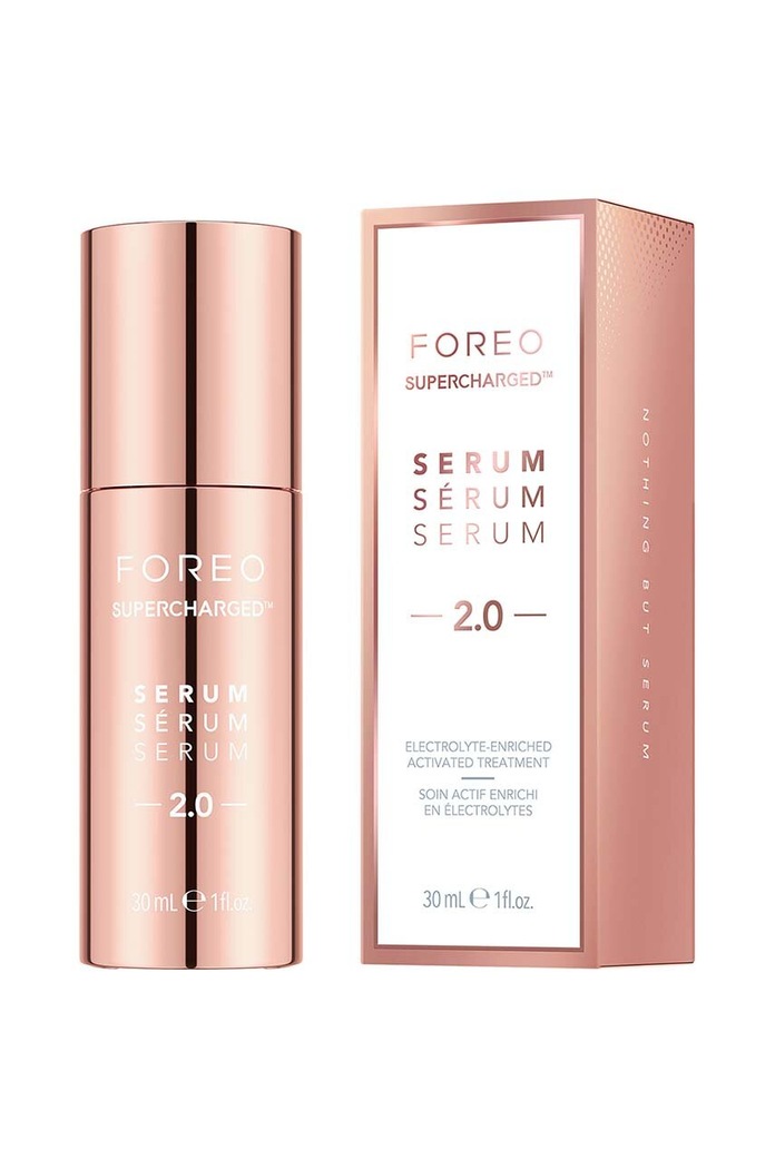 Home SPA Hidratantni serum obogaćen elektrolitima FOREO SUPERCHARGED™ Serum 2.0 30 ml F1405 roza