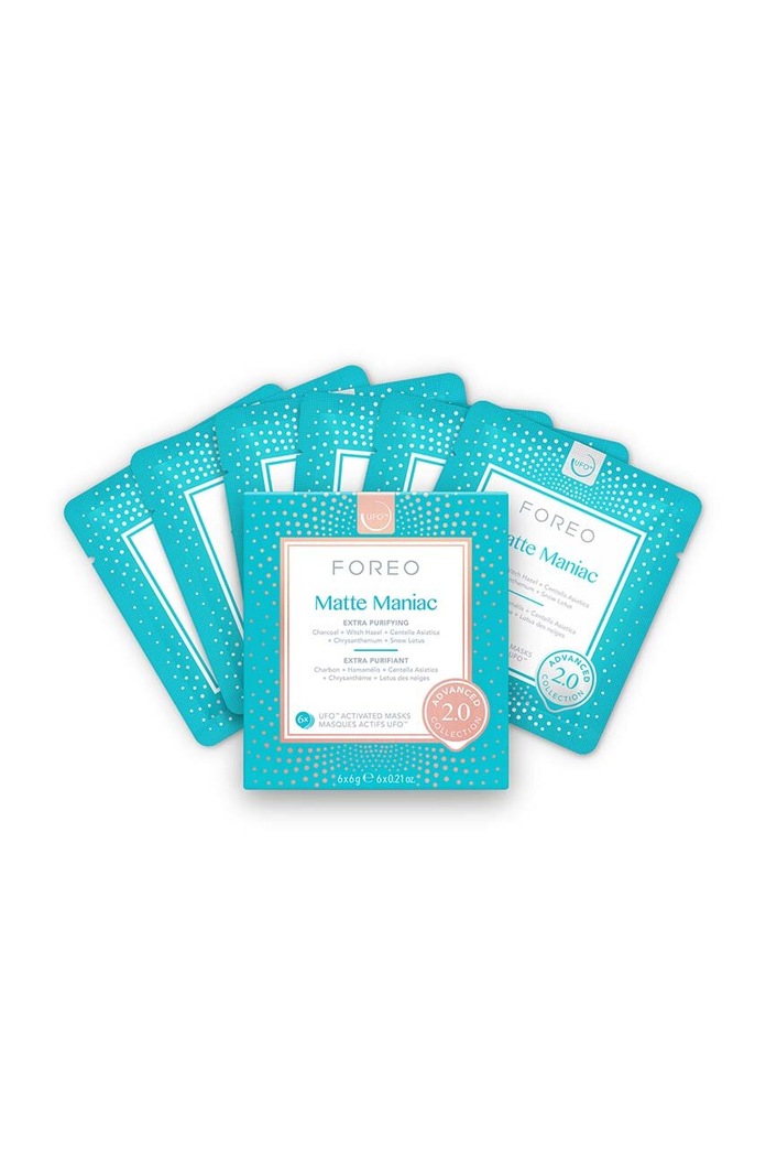 Aktivirana ufo maska ​​za matiranje FOREO 6-pack tirkizna F1047