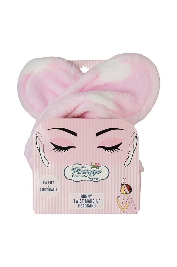 Čelenka The Vintage Cosmetics Company Baby Bunny Twist Make-up Headband 10BBUNTP vícebarevná AA00
