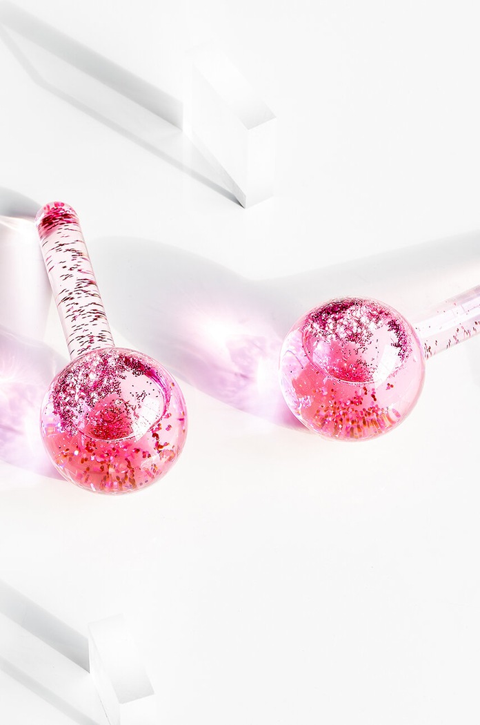 Masážní přístroj na oči Zoë Ayla Ice Globes 2-pack růžová SSC027.ICGLB