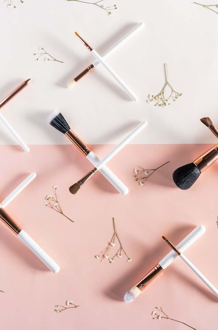 Σετ πινέλων μακιγιάζ Zoë Ayla Professional Brush Set 12-pack 12.18.WH πολύχρωμο