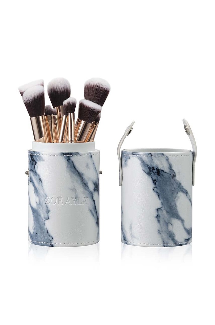 Σετ πινέλων μακιγιάζ Zoë Ayla Makeup brush 10-pack πολύχρωμο RMB021.CYL10