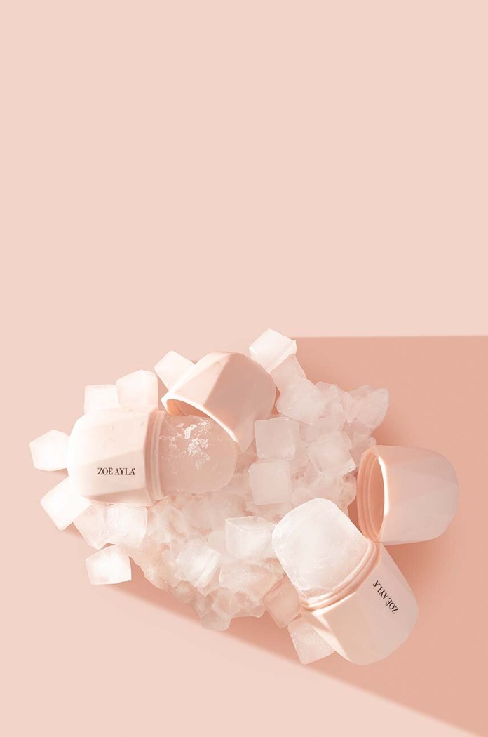 Καλούπι καλλυντικών από σιλικόνη Zoë Ayla Silicone Cryo Ice Mold ροζ RT696.SILIC