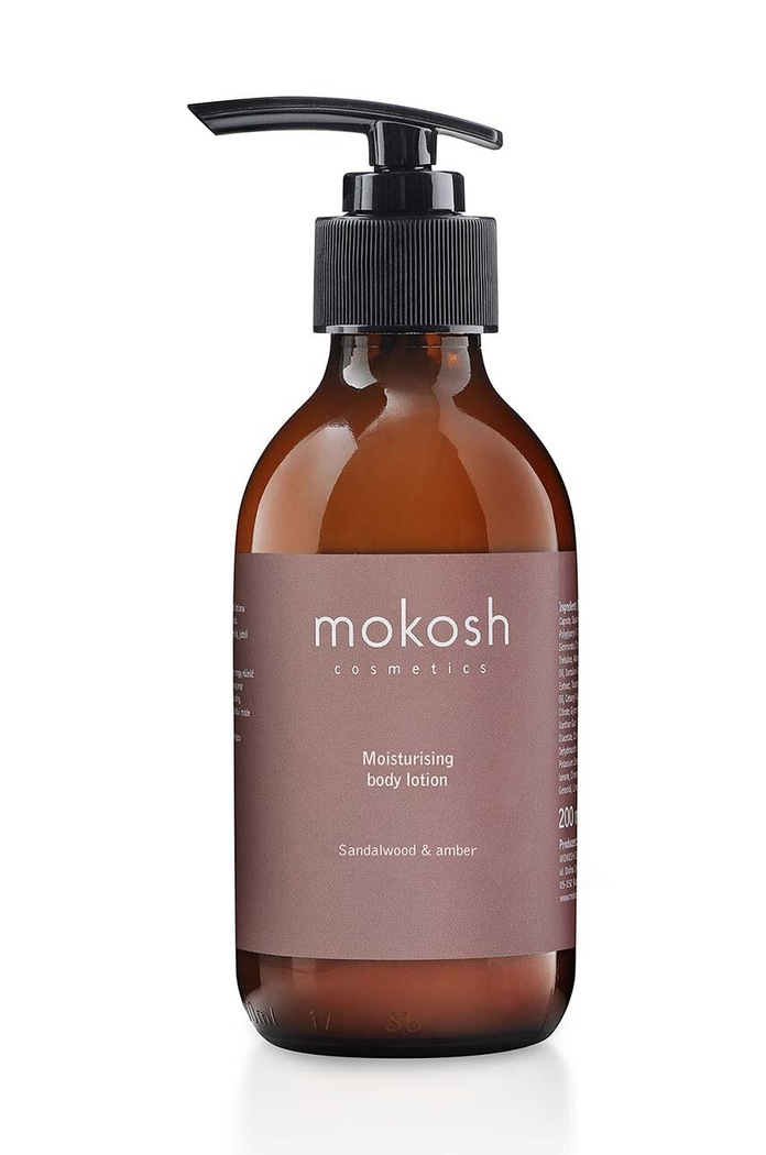 Mokosh nawilżający lotion do ciała Drzewo Sandałowe & Bursztyn 200 ml różowy 5902729034876