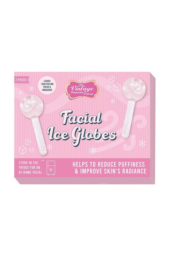 The Vintage Cosmetics Company masażer do twarzy 2 Piece Ice Globes 2-pack 2IGP2 różowy AA00