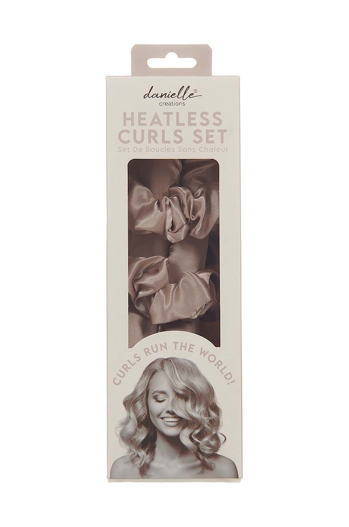Traka za uvijanje kose Danielle Beauty Heatless Curls Set šarena DC0168GR