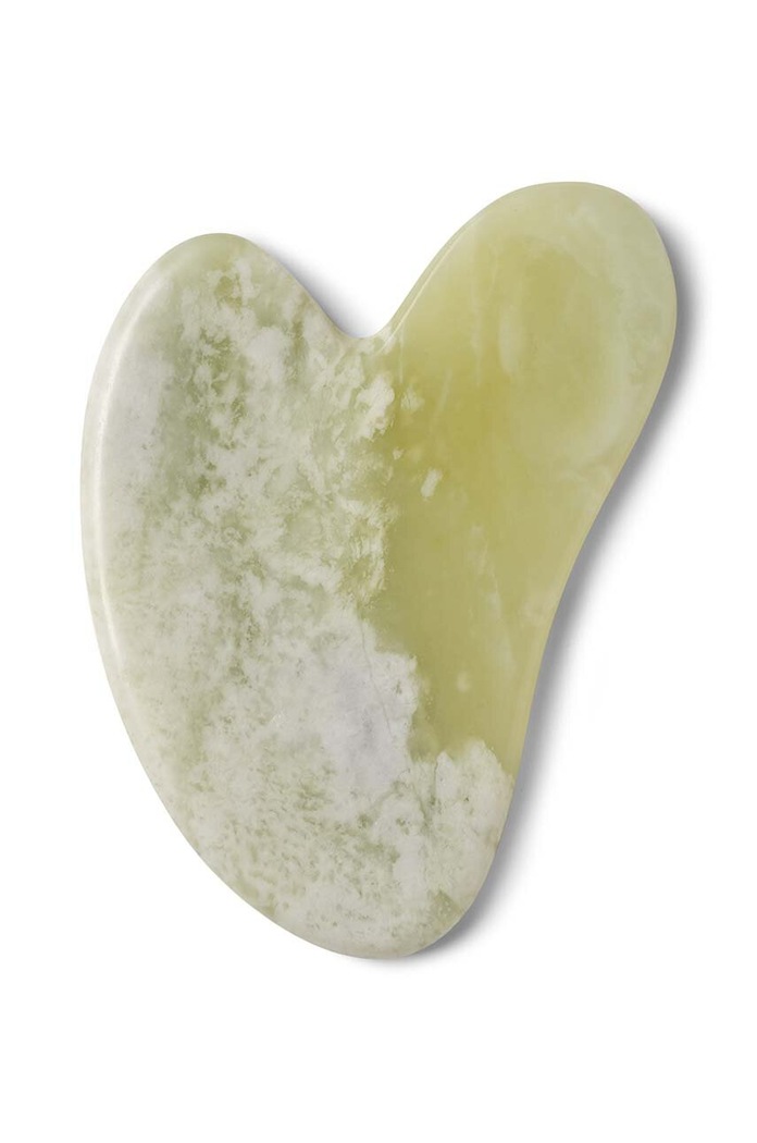 Скребок для массажа лица Zoë Ayla Jade Gua Sha зелёный N.GS.JADE.1