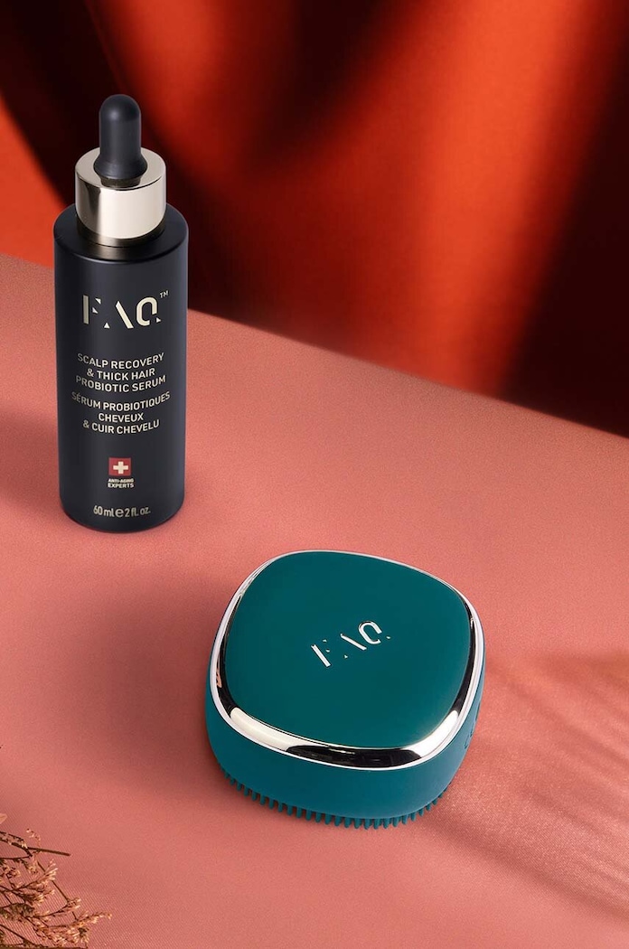 Μασάζ κεφαλής led για την τόνωση των μαλλιών FOREO FAQ 301 Blue Emerald πολύχρωμο F0273
