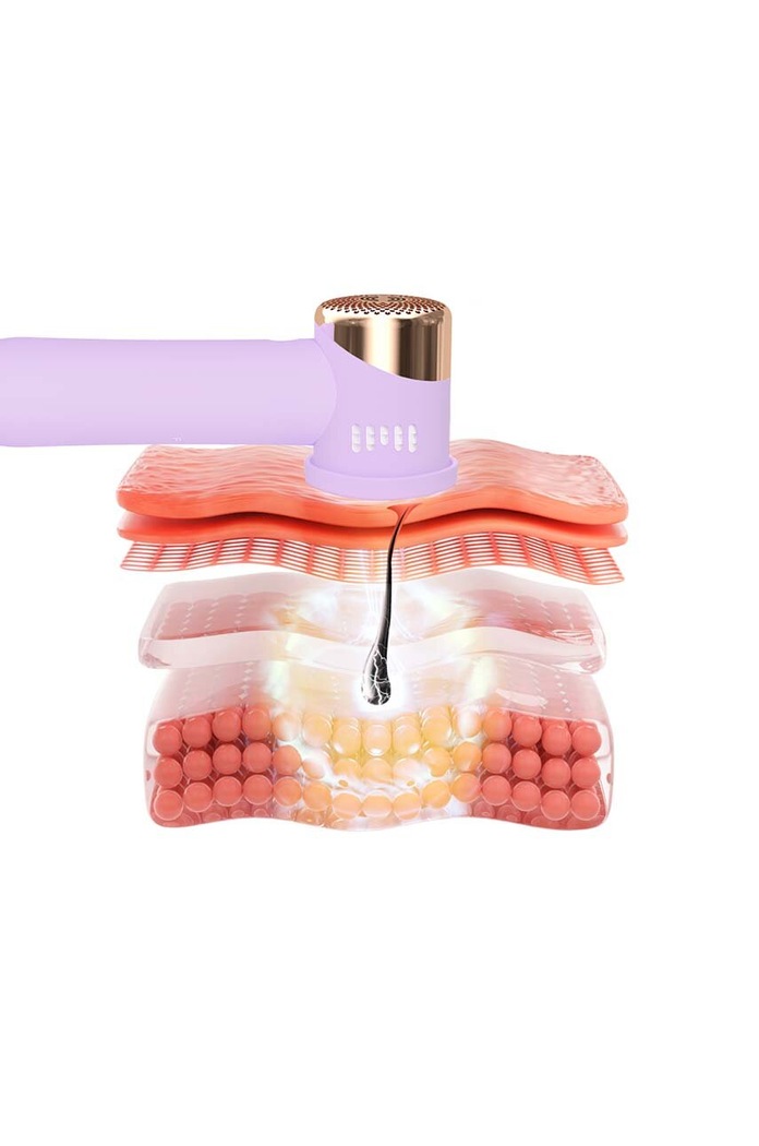 Epilator ipl FOREO PEACH 2 go Lavender pisana F1894