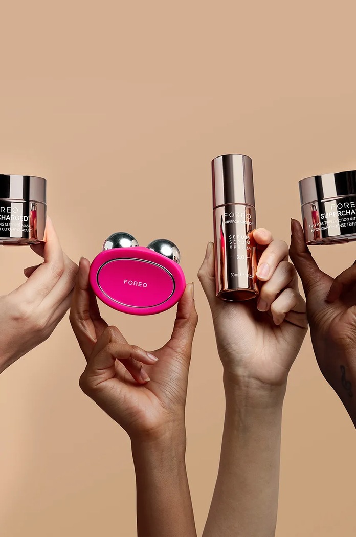 Intenzivní hydratační noční krém FOREO SUPERCHARGED™ HA+PGA Triple Action Intense Moisturizer 50 ml F0859