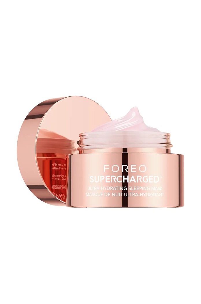 Nočna gel maska FOREO SUPERCHARGED Ultra-Hydrating Sleeping Mask 75 ml F0880 pisana AA00